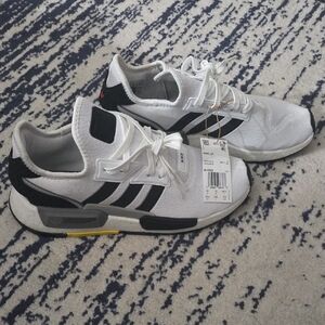 adidas White and Black Athletic Shoes